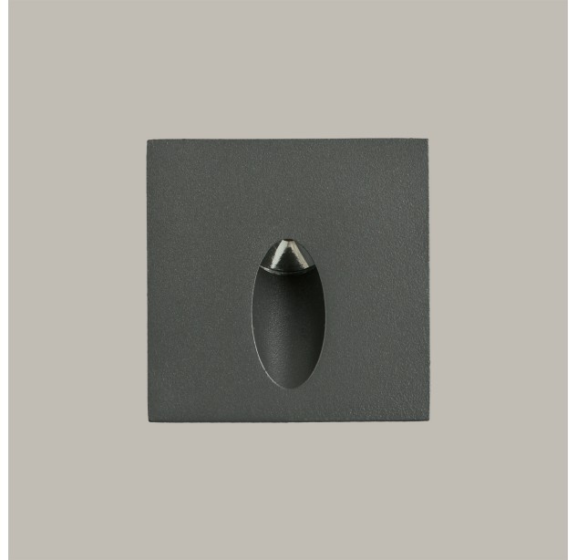 Virgo Recessed 2064 Tekstūruotas antracitas, LED 3 W 3000 K 60 lm, CRI90 CL.II IP65