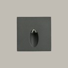 Virgo Recessed 2064 Tekstūruotas antracitas, LED 3 W 3000 K 60 lm, CRI90 CL.II IP65