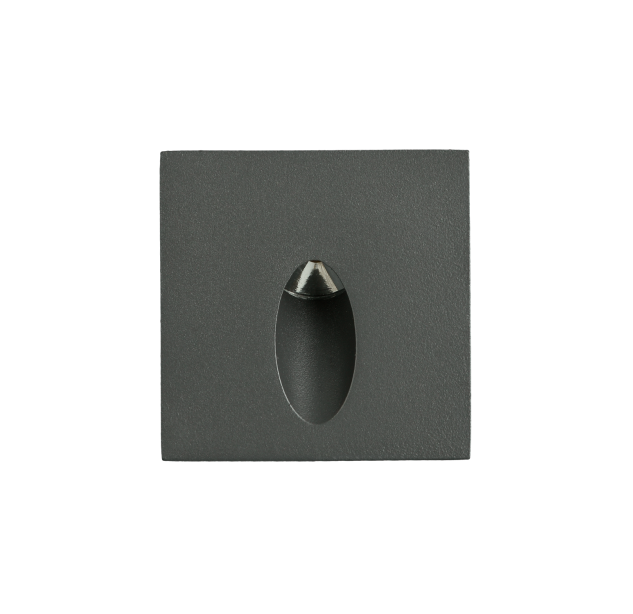 Virgo Recessed 2064 Tekstūruotas antracitas, LED 3 W 3000 K 60 lm, CRI90 CL.II IP65
