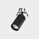 Zoom Recessed 3764/9 Tekstūruota juoda, LED GU10 8 W, CL.II, reguliuojamas
