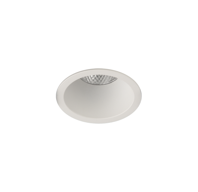 Kidal Įleidžiamas %D8100mm Tekstūruotas baltas, LED COB 12,5W 3000K 1340lm, CRI90 CL.II IP44/IP20, Dim. DALI/Push, MULTI-PACK, ON-DEMAND **