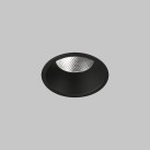 Kidal įleidžiamas %D8100mm tekstūruotas juodas, LED COB 12,5 W 4000 K 1435 lm, CRI90 CL.II IP44/IP20, MULTI-PACK