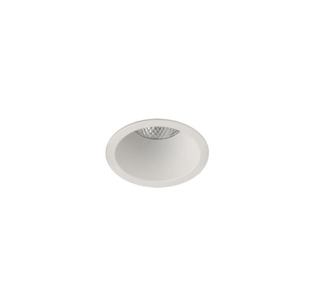 Kidal įleidžiamas %D860 mm tekstūruotas baltas, LED COB 5 W 2700 K 560 lm, CRI90 CL.II IP44/IP20, dim. Triac, MULTI-PACK, ON-DEMAND **