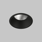 Kidal Įleidžiamas %D8130mm Tekstūruotas juodas, LED COB 18W 3000K 1985lm, CRI90 CL.II IP44/IP20, Dim. DALI/Push, MULTI-PACK, ON-DEMAND **