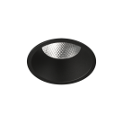 Kidal Įleidžiamas %D8130mm Tekstūruotas juodas, LED COB 18W 3000K 1985lm, CRI90 CL.II IP44/IP20, Dim. DALI/Push, MULTI-PACK, ON-DEMAND **