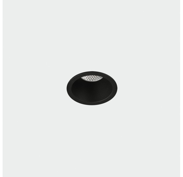 Kidal įleidžiamas %D849 mm tekstūruotas juodas, LED COB 4,5 W 2700 K 505 lm, CRI90 CL.II IP44/IP20, dim. DALI/Push, MULTI-PACK, ON-DEMAND **
