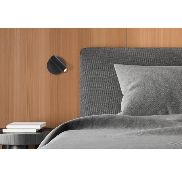 Atria Recessed 16/3925 Tekstūruotas juodas, LED 3 W 3000 K 285 lm, CRI90 CL.I, integruotas LED, su jungikliu, reguliuojamas
