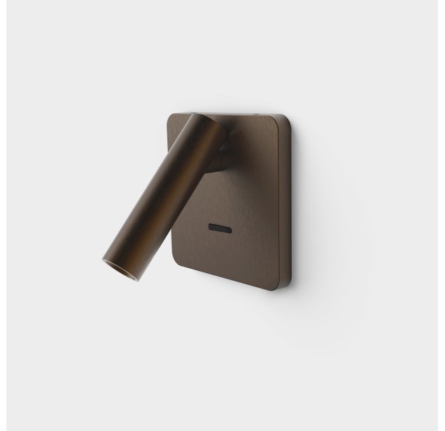 Atria MINI SQUARE Įleidžiamas 16/3925  Bronza, LED 3W 3000K 285lm, CRI90 CL.I, Integruotas LED, Su jungikliu, Reguliuojamas