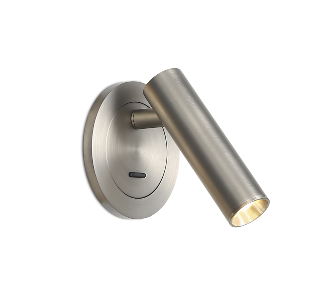 Atria Recessed 16/3925 matte nickel, LED 3 W, 3000 K, 285 lm, CRI 90, CL.I, integrated LED, with switch, dimmable
