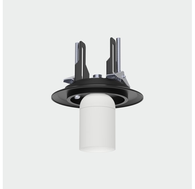 Parma Recessed Matte Black, LED E27 15W, CL.II IP44, be stiklinio gaubto