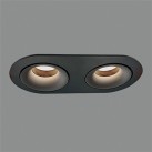 Musca Recessed 3947/21 Tekstūruota juoda, LED GU10 2x8W, CL.II