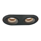 Musca Recessed 3947/21 Tekstūruota juoda, LED GU10 2x8W, CL.II