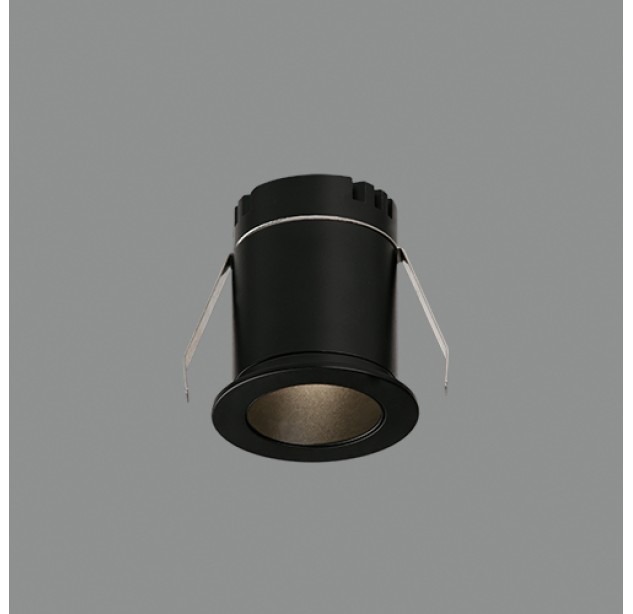 Dot Recessed 3949/4 Juodas, LED 3 W 3000 K 245 lm, CRI90 CL.II IP44/IP20