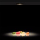 Dot Recessed 3949/4 Juodas, LED 3 W 3000 K 245 lm, CRI90 CL.II IP44/IP20