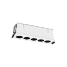 Nematomas įleidžiamas 3980/147 tekstūruotas baltas, LED 12 W 3000 K 850 lm, CRI90 CL.II, integruotas LED, dim. Triac, ON-DEMAND **