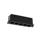 Nematomas įleidžiamas 3980/147 tekstūruotas juodas, LED 12 W 3000 K 850 lm, CRI90 CL.II, integruotas LED, dim. Triac, ON-DEMAND **