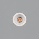 Move Recessed 3984/6 Apvalus tekstūruotas baltas, LED COB 5 W 550 lm, CRI90 CL.II IP44/IP20, Kelvinas 2700 K–3000 K Slankusis jungiklis, MULTI-PACK