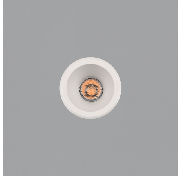 Move Recessed 3984/6 Apvalus tekstūruotas baltas, LED COB 5 W 590 lm, CRI90 CL.II IP44/IP20, 3000 K–4000 K Slankusis jungiklis, MULTI-PACK