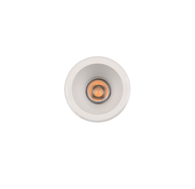 Move Recessed 3984/6 Apvalus tekstūruotas baltas, LED COB 5 W 590 lm, CRI90 CL.II IP44/IP20, 3000 K–4000 K Slankusis jungiklis, MULTI-PACK