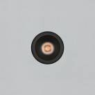 Move Recessed 3984/6 Apvalus tekstūruotas juodas, LED COB 5 W 590 lm, CRI90 CL.II IP44/IP20, 3000 K–4000 K Slankusis jungiklis, Dim. DALI/Push, MULTI-PACK