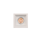 Move Recessed 3984/6 Cuadrado Textured White, LED COB 5 W, 590 lm, CRI 90, CL.II, IP44/IP20, 3000 K–4000 K, slankusis jungiklis, dimerizavimas, DALI/Push, MULTI-PACK