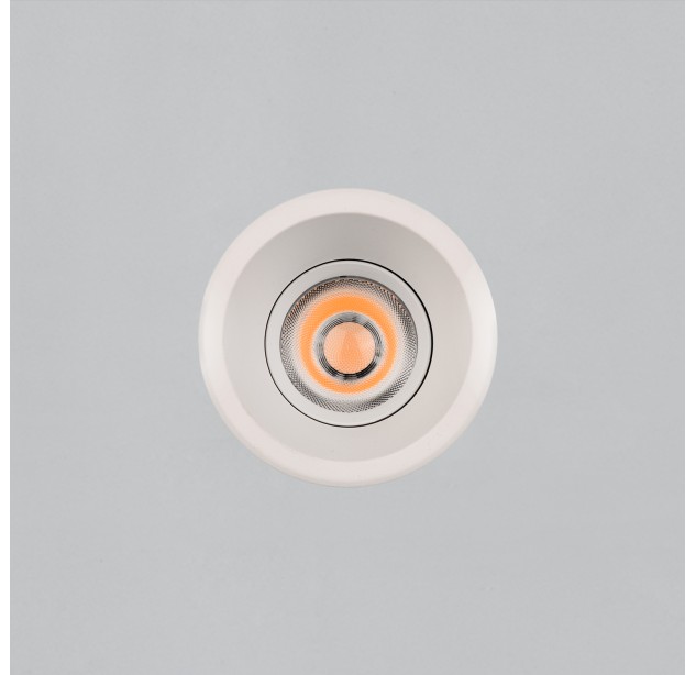 Move Recessed 3984/8 Circular Textured White, LED COB 12 W, 1425 lm, CRI 90, CL.II, IP44/IP20, 3000 K–4000 K, slankusis jungiklis, MULTI-PACK
