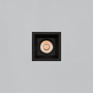 Move Recessed 3984/8 Cuadrado Textured Black, LED COB 12 W, 1425 lm, CRI 90, CL.II, IP44/IP20, 3000 K–4000 K, slankusis jungiklis, MULTI-PACK