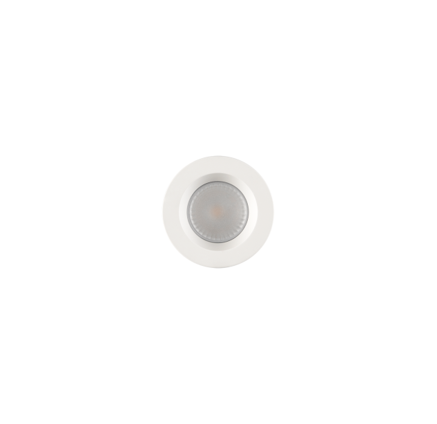 Saugus įleidžiamas %D892 mm tekstūruotas baltas, LED COB 7 W 805 lm, CRI90 CL.II IP65/IP20, 3000 K–4000 K slankusis jungiklis, dim. triakas, MULTI-PACK, ON-DEMAND **