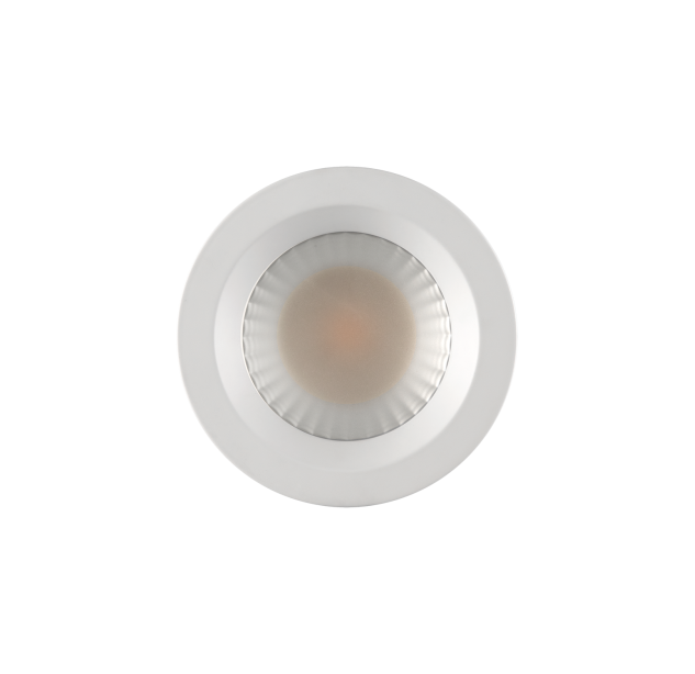 Saugus įleidžiamas %D8110mm tekstūruotas baltas, LED COB 12W 1340lm, CRI90 CL.II IP65/IP20, 3000K-4000K slankusis jungiklis, dim. DALI/Push, MULTI-PACK, ON-DEMAND **