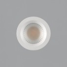 Saugus įleidžiamas %D8110mm tekstūruotas baltas, LED COB 12W 1340lm, CRI90 CL.II IP65/IP20, 3000K-4000K slankusis jungiklis, dim. triakas, MULTI-PACK, ON-DEMAND **