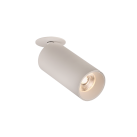 Įleidžiamas vamzdinis šviestuvas 3986, tekstūruotas baltas, LED COB 12 W, 3000 K, 1430 lm, CRI 90, CL.II, integruotas LED, dim. DALI/Push, ON-DEMAND **