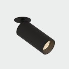 Įleidžiamas vamzdinis šviestuvas 3986, tekstūruotas juodas, LED COB 12 W, 3000 K, 1430 lm, CRI 90, CL.II, dim. Triac, ON-DEMAND **