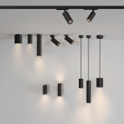 Įleidžiamas vamzdinis šviestuvas 3986, tekstūruotas juodas, LED COB 12 W, 2700 K, 1330 lm, CRI 90, CL.II, integruotas LED, ON-DEMAND **