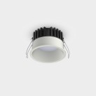 Tech Recessed %D8100mm Tekstūruotas baltas, LED 11W 1560lm, CRI90 CL.II IP65/IP20, 3000K-4000K Slankusis jungiklis, Dim. Triac, Mikroprizminis difuzorius, MULTI-PACK, ON-DEMAND **
