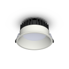 Tech Recessed %D8165mm tekstūruotas baltas, LED 25 W 3050 lm, CRI90 CL.II IP65/IP20, 3000 K–4000 K slankusis jungiklis, mikroprizminis difuzorius, MULTI-PACK