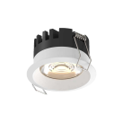 Trumpas įleidžiamas %D870 mm tekstūruotas baltas, LED COB 5 W 590 lm, CRI90 CL.II IP40, 3000 K–4000 K slankusis jungiklis, dim. triakas, MULTI-PACK, ON-DEMAND **