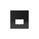 Sign Recessed 4037 Square Black, LED 1,5 W, 34 lm, CRI 80, CL.II, integruotas LED, 2700 K–3000 K–4000 K slankusis jungiklis, MULTI-PACK