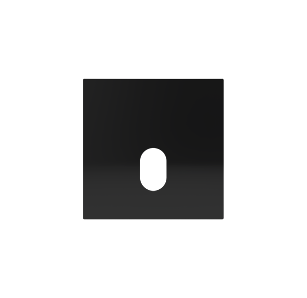 Sign Recessed 4037 Oval Black, LED 1.5 W 44 lm, CRI80 CL.II, integrated LED, 2700 K–3000 K–4000 K dimmer switch, MULTI-PACK