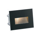 Solis Recessed 4039 Shine Black, LED 4,5 W 200 lm, CRI80 CL.I IP65, integruotas LED, 2700 K–3000 K–4000 K, slankusis jungiklis