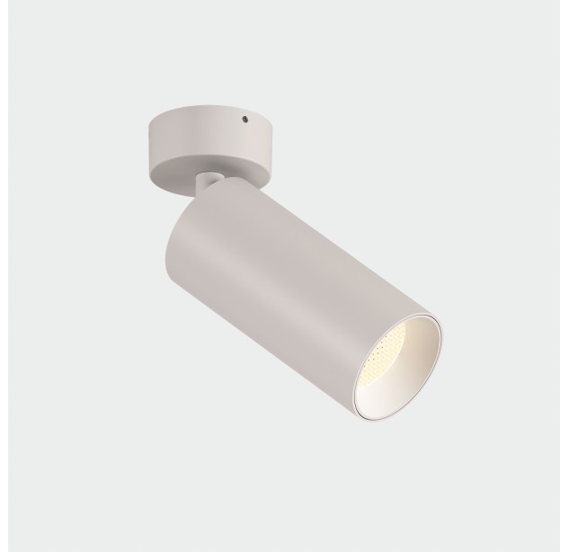 Pipe Spotlight 3986 Tekstūruotas baltas, LED COB 12 W 4000 K 1550 lm, CRI90 CL.I, integruotas LED, reguliuojamas, ON-DEMAND **