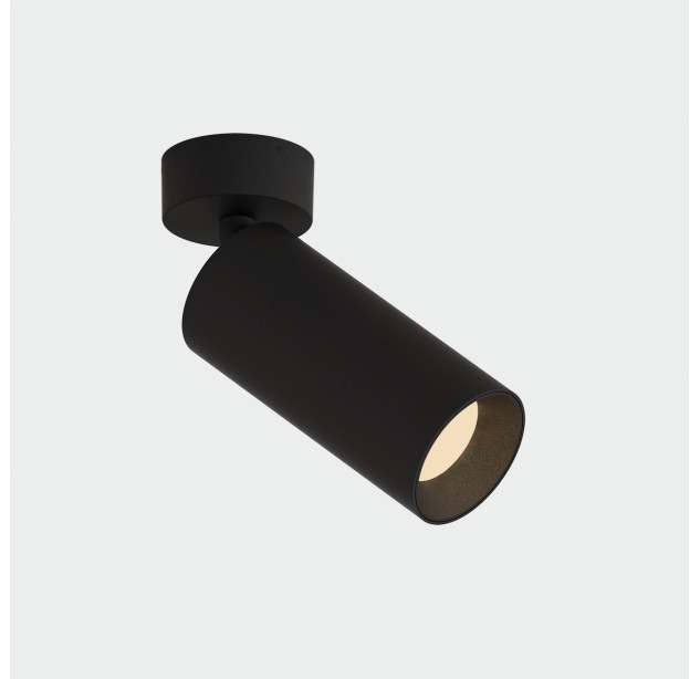 Pipe Spotlight 3986/60 %D860x130 mm Tekstūruota juoda, LED GU10 8W, CL.I, reguliuojamas