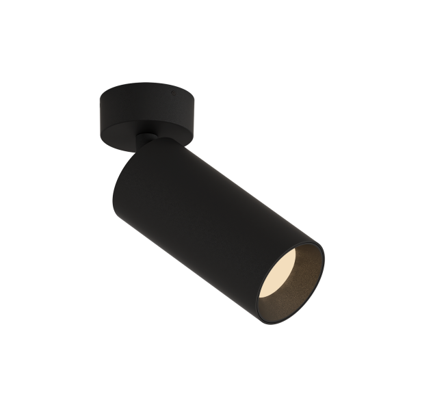 Pipe Spotlight 3986/60 %D860x130 mm Tekstūruota juoda, LED GU10 8W, CL.I, reguliuojamas