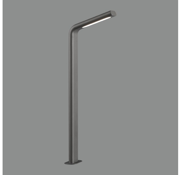 „Zen Path Light 2038“ tekstūruotas antracitas, LED 10 W, 3000 K, 720 lm, CRI 90, CL.I, IP65, integruotas LED