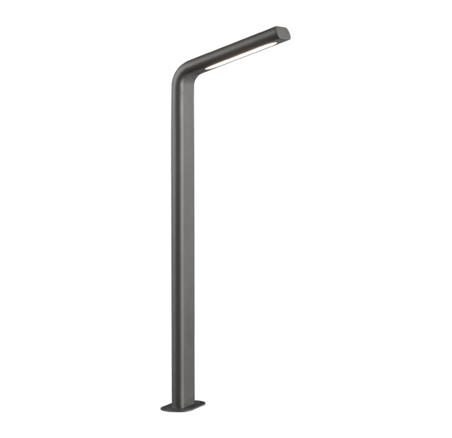 „Zen Path Light 2038“ tekstūruotas antracitas, LED 10 W, 3000 K, 720 lm, CRI 90, CL.I, IP65, integruotas LED
