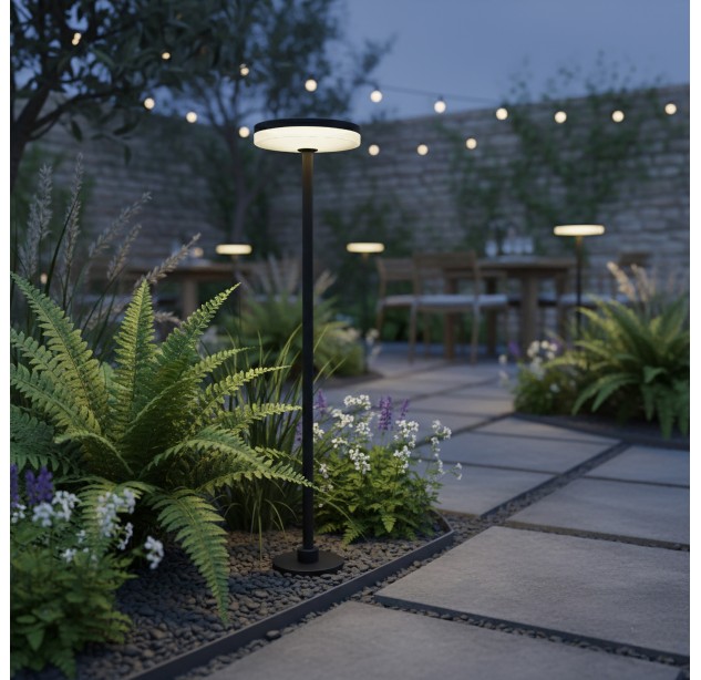 Shedir Path Light 2076 Tekstūruotas antracitas, LED 12 W 3000 K 1230 lm, CRI90 CL.I IP65, integruotas LED