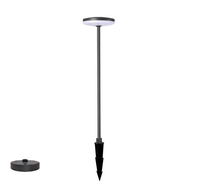 Shedir Path Light 2076 Tekstūruotas antracitas, LED 12 W 3000 K 1230 lm, CRI90 CL.I IP65, integruotas LED