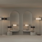 „Clip“ toršeras 8178, tekstūruotas juodas/baltas, LED E27 15 W, CL.II, DAUGIAU PAKETAS