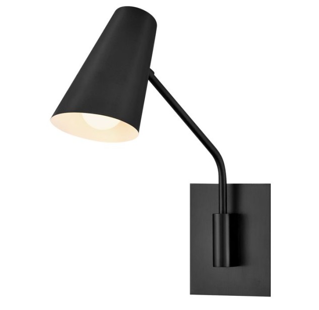 Sieninis šviestuvas BRAY 60W E27 HK-BRAY-1WB-BK Sieninis šviestuvas BRAY 60W E27 HK-BRAY-1WB-BK