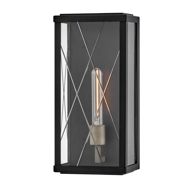 Sieninis lauko šviestuvas MONTE 60W E27 HK-MONTE-M-BK