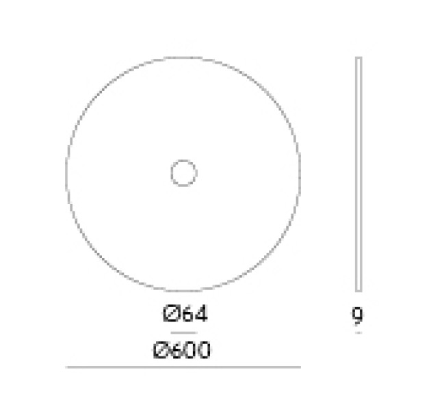 Vamzdis 3986/60 „Deco Kit“ akustinė plokštė %D8600 mm antracito spalvos